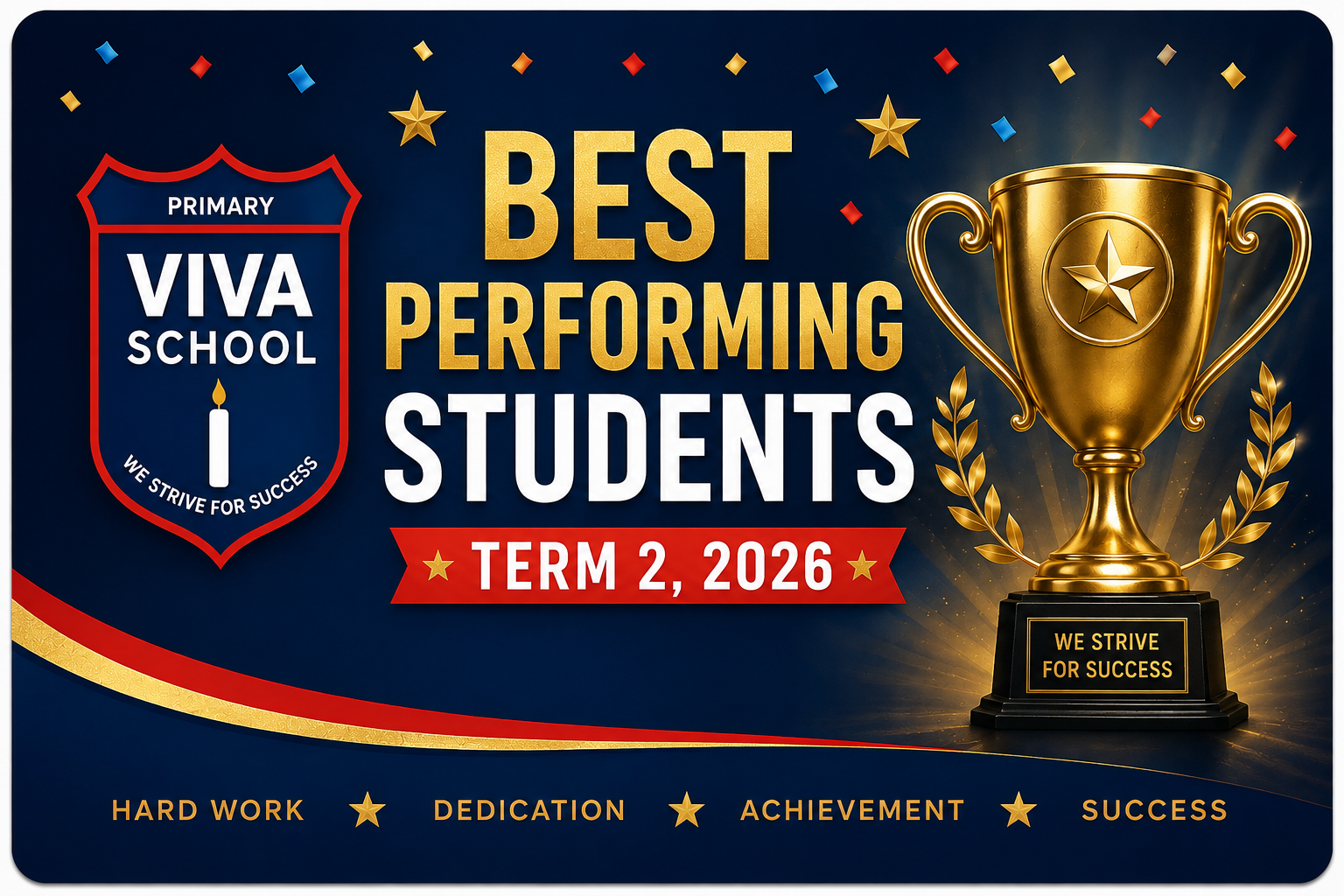 Best Performing Students Awards – Term 2, 2026